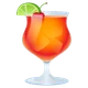 Tropical Drink emoji, JoyPixels design