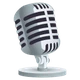 Studio Microphone emoji, JoyPixels design
