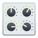 Control Knobs emoji, JoyPixels design