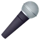 Microphone emoji, JoyPixels design