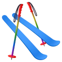 Skis emoji, JoyPixels design