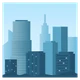 Cityscape emoji, JoyPixels design