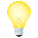 Light Bulb emoji, JoyPixels design