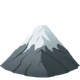 Mount Fuji emoji, JoyPixels design