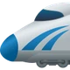 Bullet Train emoji, JoyPixels design