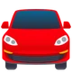 Oncoming Automobile emoji, JoyPixels design