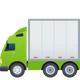 Articulated Lorry emoji, JoyPixels design