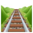Railway Track emoji on JoyPixels