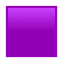Purple Square emoji, JoyPixels design