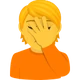 Person Facepalming emoji, JoyPixels design