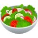 Green Salad emoji, JoyPixels design