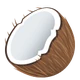 Coconut emoji, JoyPixels design