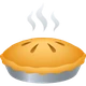 Pie emoji, JoyPixels design