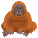 Orangutan emoji, JoyPixels design