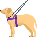Guide Dog emoji, JoyPixels design