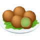 Falafel emoji, JoyPixels design