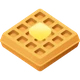 Waffle emoji, JoyPixels design