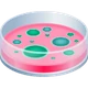 Petri Dish emoji, JoyPixels design