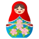 Nesting Dolls emoji, JoyPixels design