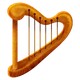 Harp emoji, JoyPixels design