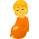 Pregnant Person emoji, JoyPixels design