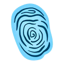 Fingerprint emoji on JoyPixels