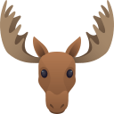 Moose emoji, JoyPixels design