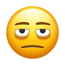 Face With Bags Under Eyes emoji, JoyPixels design