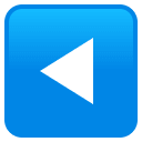 Reverse Button emoji, JoyPixels design