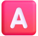 A Button (blood Type) emoji on Microsoft