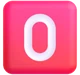 O Button (blood Type) emoji, Microsoft design