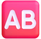 AB Button (blood Type) emoji on Microsoft