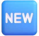 New Button emoji on Microsoft