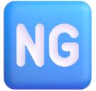 Ng Button emoji, Microsoft design
