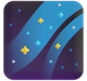 Milky Way emoji, Microsoft design