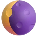 Waning Crescent Moon emoji on Microsoft