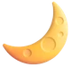 Crescent Moon emoji, Microsoft design
