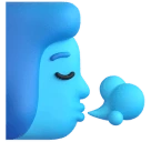 Wind Face emoji on Microsoft