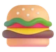 Hamburger emoji, Microsoft design