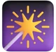 Sparkler emoji, Microsoft design