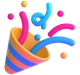 Party Popper emoji, Microsoft design
