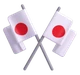 Crossed Flags emoji, Microsoft design