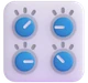 Control Knobs emoji, Microsoft design