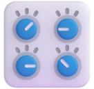 Control Knobs emoji on Microsoft