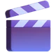 Clapper Board emoji, Microsoft design