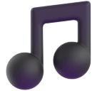 Musical Note emoji on Microsoft