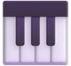 Musical Keyboard emoji, Microsoft design