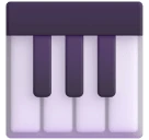 Musical Keyboard emoji on Microsoft