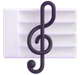 Musical Score emoji, Microsoft design