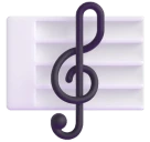 Musical Score emoji on Microsoft